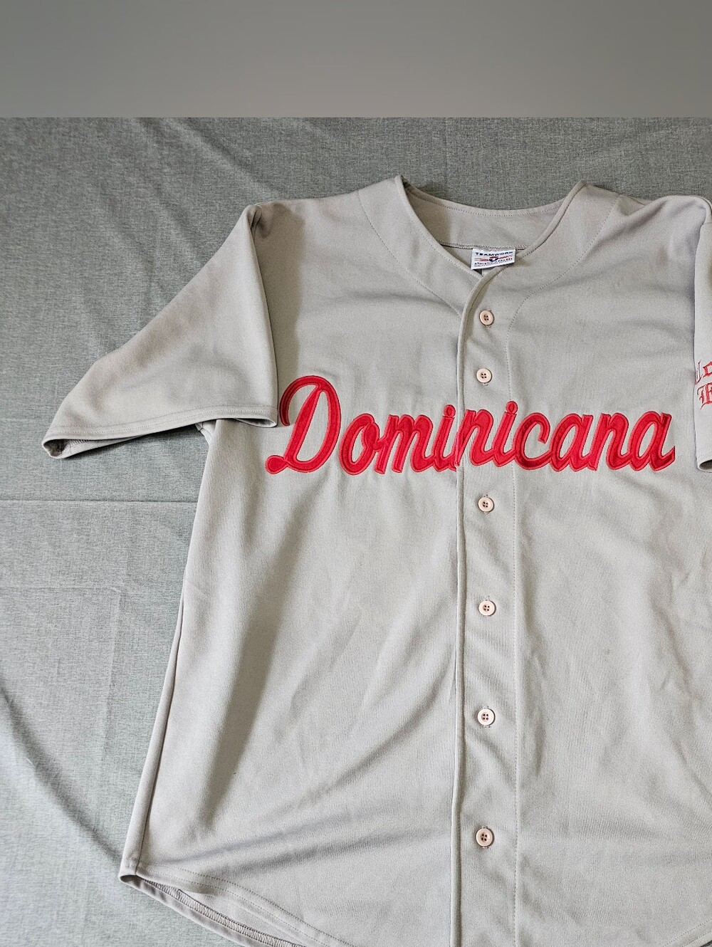 Dominicana Madrid corona extra teamwork apparel jersey baseball taupe Large